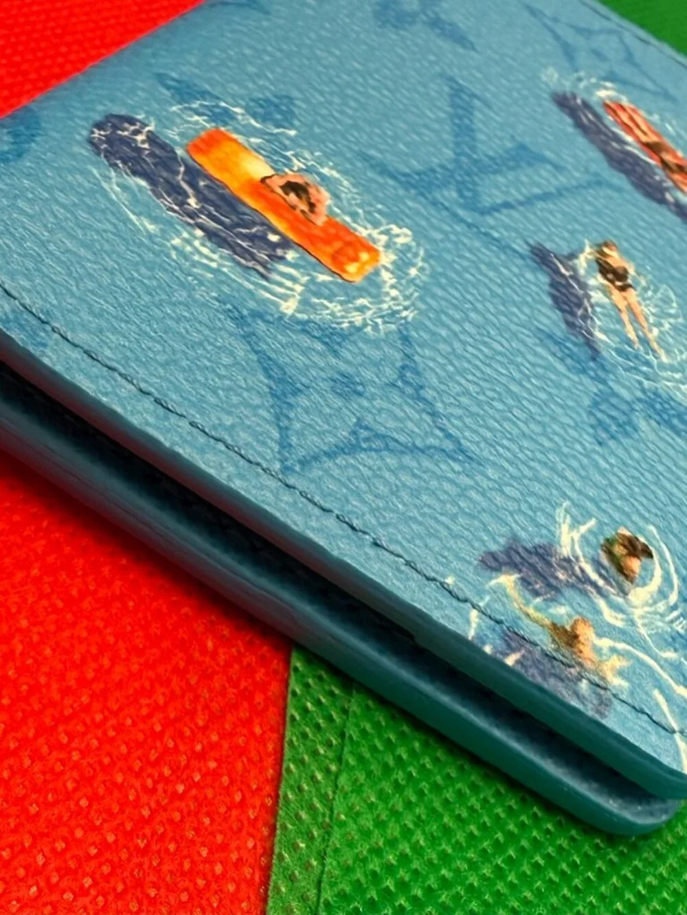Louis Vuitton Blue Lagoon Pocket Organizer/Wallet-M14881